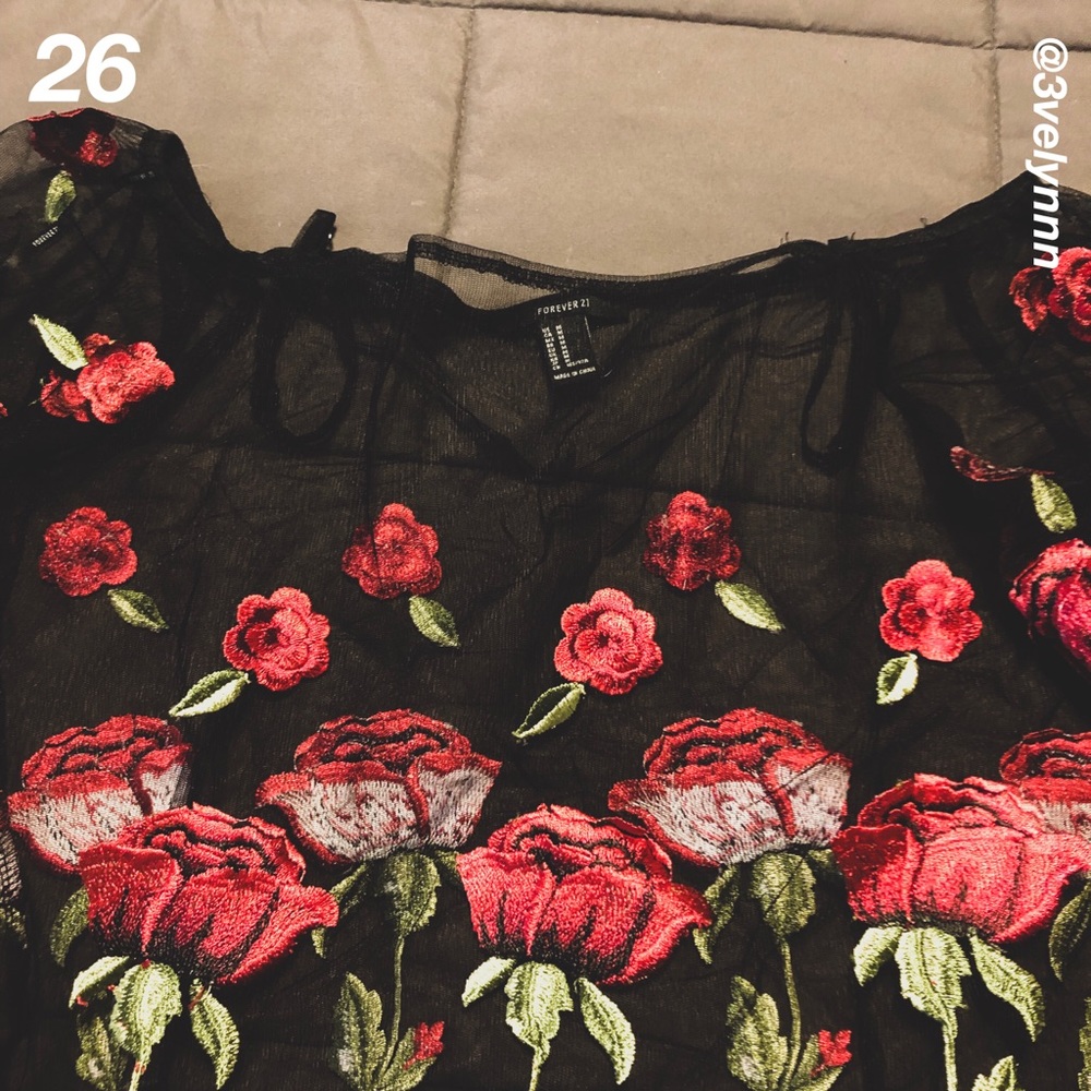 Floral long sleeve